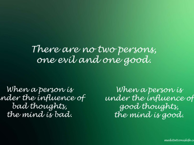 Good or bad mind