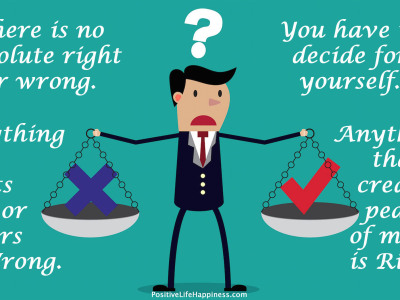No Absolute Right or Wrong