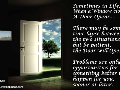 When a Window Closes a Door Opens