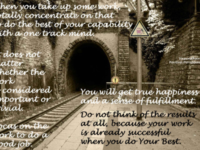 Your Work is already Successful