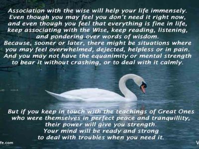 Association with the wise
