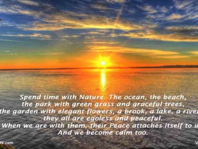 Spend time with Nature