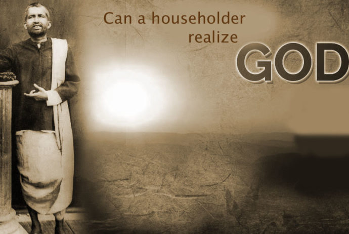 Can a householder realize God - Ramakrishna Washing away the heart's impurities with tears Visitor : Sir, is it ever possible to realize God while leading