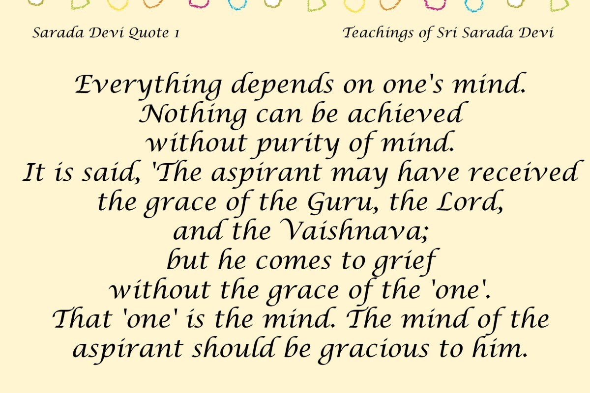 Sarada Devi Quote 1
