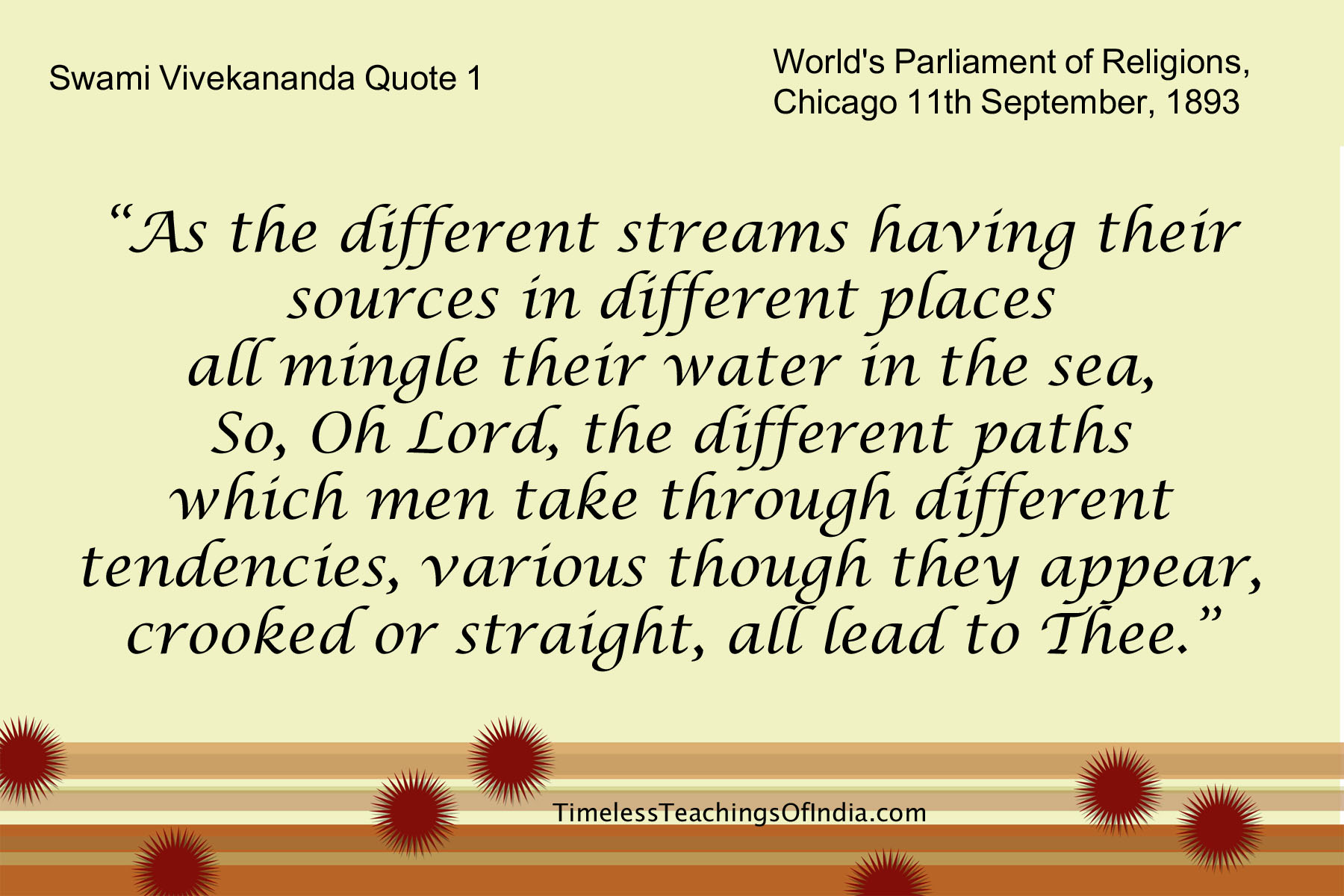Swami Vivekananda Quote 1